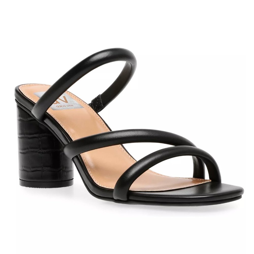 DV DOLCE VITA Women's Myla Strappy Block-Heel Sandal